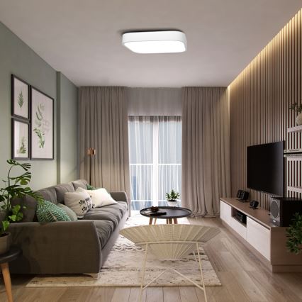 Immax NEO 07042L – LED Димируема лампа RECUADRO LED/67W/230V + дистанционно Tuya
