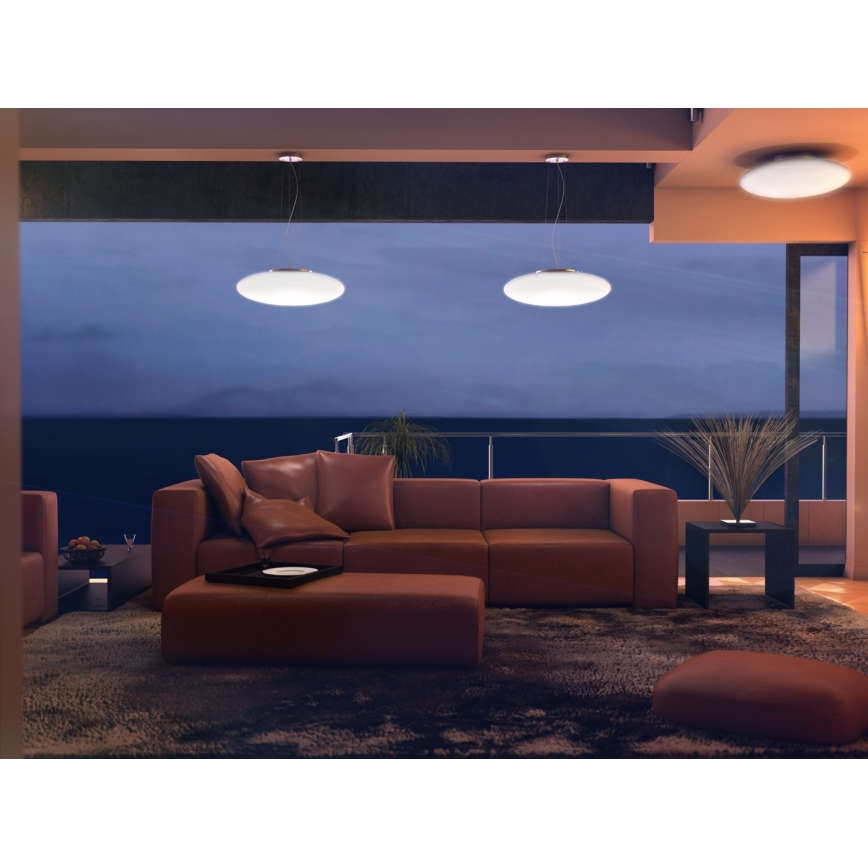 Immax NEO 07055L – LED RGB Димируем висящ полилей ELIPTICO 3×E27/8.5W/100–240V + дистанционно Tuya