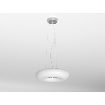 Immax NEO 07059L - LED RGBW Димируем пендел FUENTE 3xE27/8,5W/100-240V 40 см + дистанционно управление Tuya