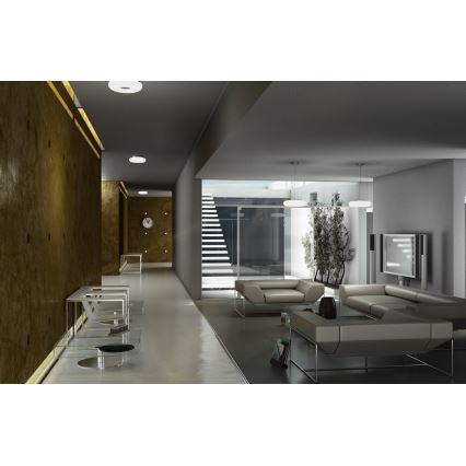 Immax NEO 07059L - LED RGBW Димируем пендел FUENTE 3xE27/8,5W/100-240V 40 см + дистанционно управление Tuya