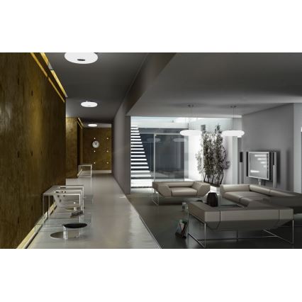 Immax NEO 07062L-LED RGBW Регулируемо таванно осветително тяло FUENTE 3xLED/8,5W/100-240V Tuya + дистанционно управление