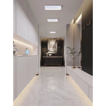Immax NEO 07072-60 - LED Димируем плафон CANTO LED/34W/230V бял Tuya + дистанционно управление