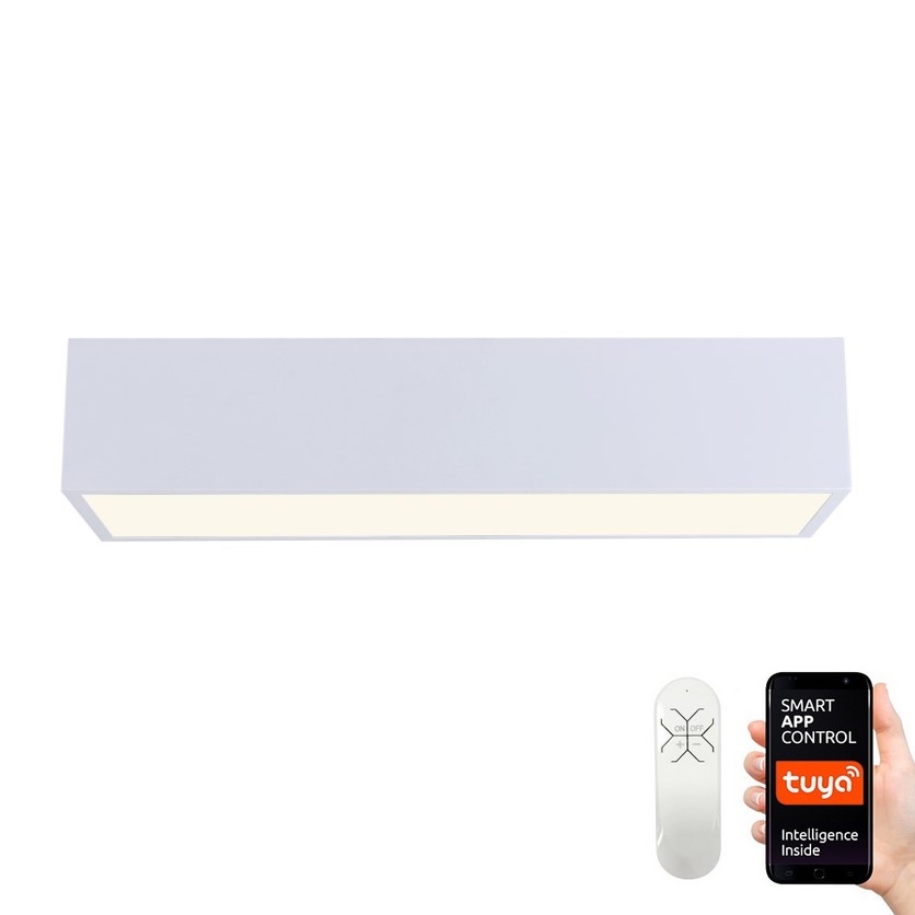 Immax NEO 07072-60 - LED Димируем плафон CANTO LED/34W/230V бял Tuya + дистанционно управление