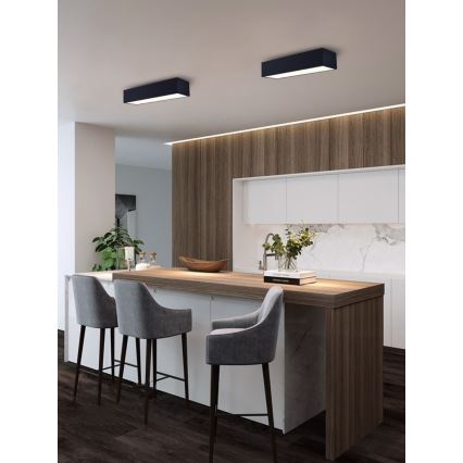 Immax NEO 07074-60 - LED Димируем плафон CANTO LED/34W/230V черен Tuya + дистанционно управление