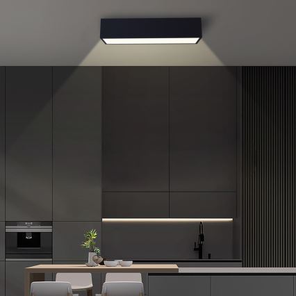Immax NEO 07074-60 - LED Димируем плафон CANTO LED/34W/230V черен Tuya + дистанционно управление