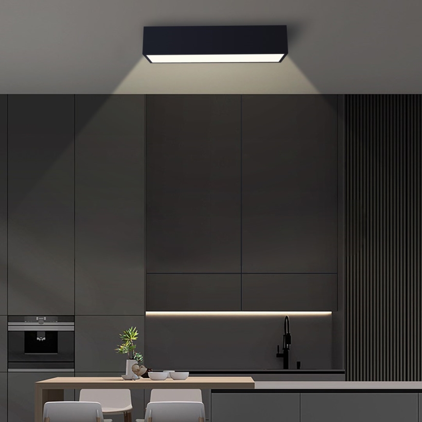 Immax NEO 07074-60 - LED Димируем плафон CANTO LED/34W/230V черен Tuya + дистанционно управление