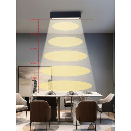 Immax NEO 07074-60 - LED Димируем плафон CANTO LED/34W/230V черен Tuya + дистанционно управление