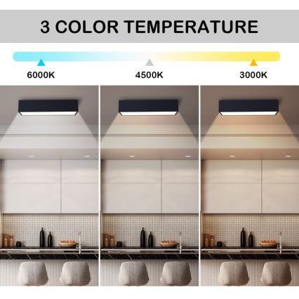 Immax NEO 07074-60 - LED Димируем плафон CANTO LED/34W/230V черен Tuya + дистанционно управление