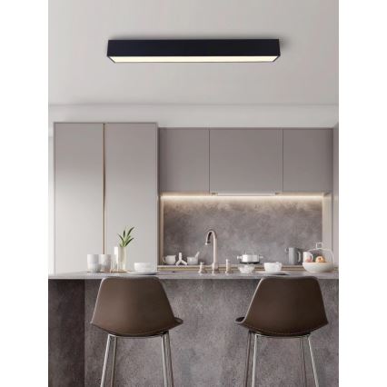 Immax NEO 07074-90 - LED Димируем плафон CANTO LED/50W/230V черен Tuya + дистанционно управление