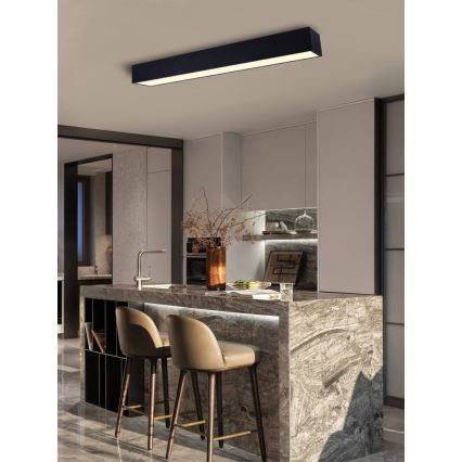 Immax NEO 07074-90 - LED Димируем плафон CANTO LED/50W/230V черен Tuya + дистанционно управление