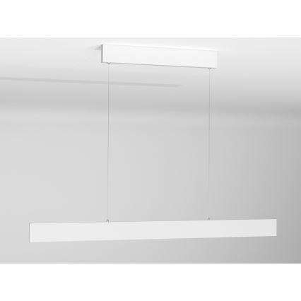 Immax NEO 07075L-LED Димируем висящ полилей LISTON бял LED/18W/230V + д.у. Tuya