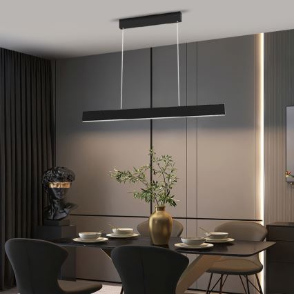 Immax NEO 07076L - LED регулируема полилей на кабел, черен LISTON LED/18W/230V Tuya + дистанционно управление