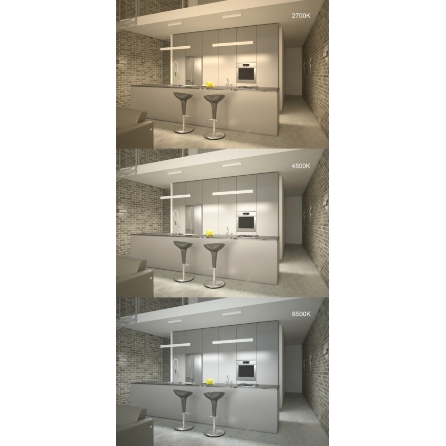 Immax NEO 07086L - LED Димируем аплик LISTON LED/8W/230V черен Tuya + дистанционно управление