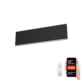 Immax NEO 07086L - LED Димируем аплик LISTON LED/8W/230V черен Tuya + дистанционно управление