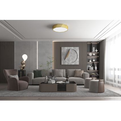 Immax NEO 07132-G60- LED SMART Димируема лампа DIAMANTE LED/43W/230V златиста 60см + дистанционно управление Tuya ZigBee