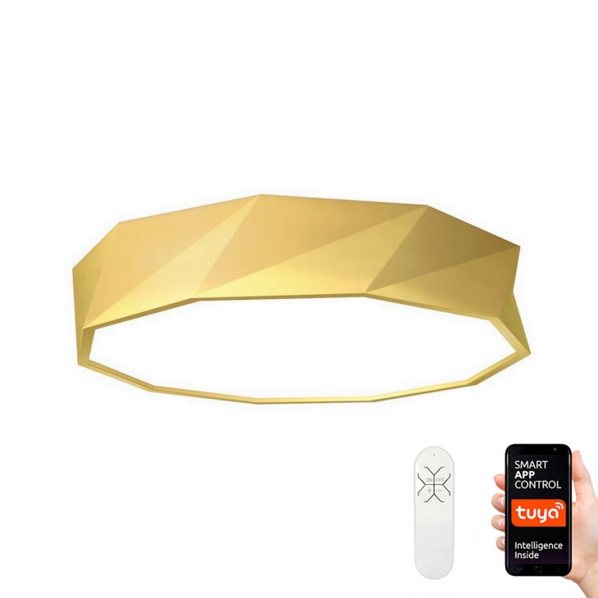 Immax NEO 07132-G60- LED SMART Димируема лампа DIAMANTE LED/43W/230V златиста 60см + дистанционно управление Tuya ZigBee
