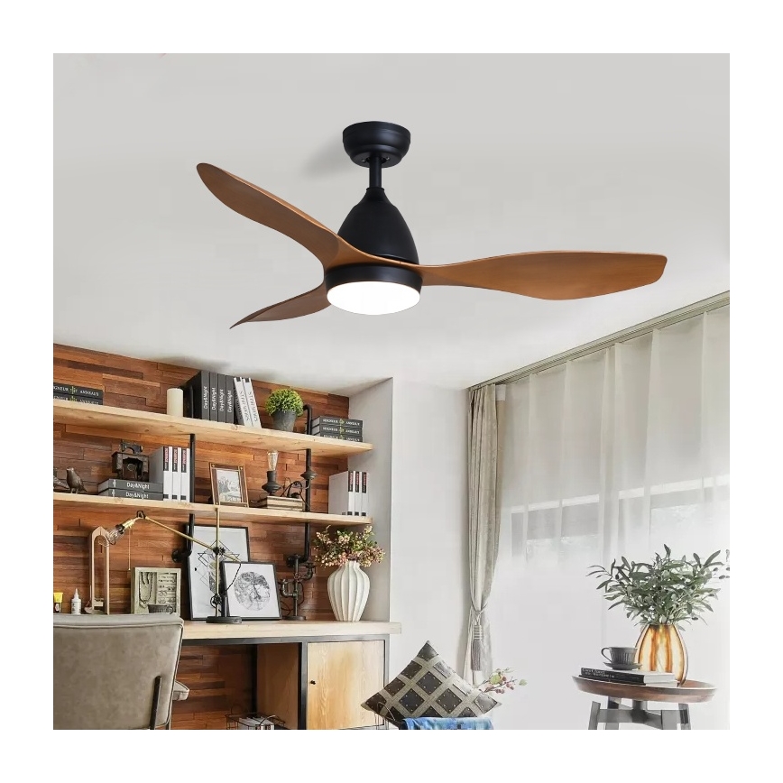 Immax NEO 07141-B - LED Вентилатор за таван NEO LITE FRESCO LED/18W/230V Tuya Wi-Fi черен/кафяв+ дистанционно управление