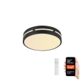 Immax NEO 07152-B40 - LED Димируема лампа NEO LITE PERFECTO LED/24W/230V Wi-Fi Tuya черна + дистанционно