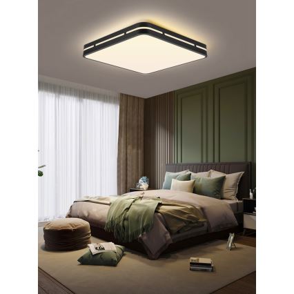 Immax NEO 07154-B30 - LED Димируема лампа NEO LITE PERFECTO LED/24W/230V Wi-Fi Tuya черна + дистанционно