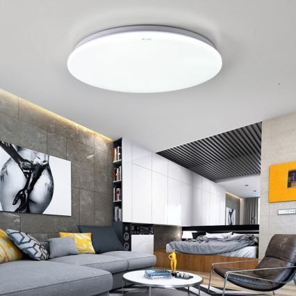 Immax NEO 07156-38 - LED Димируем плафон ANCORA LED/24W/230V 2700-6500K Wi-Fi + дистанционно Tuya