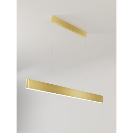 Immax NEO 07157-G120X - LED RGB+CCTW Димируем пендел MILANO LED/40W/230V Tuya златист