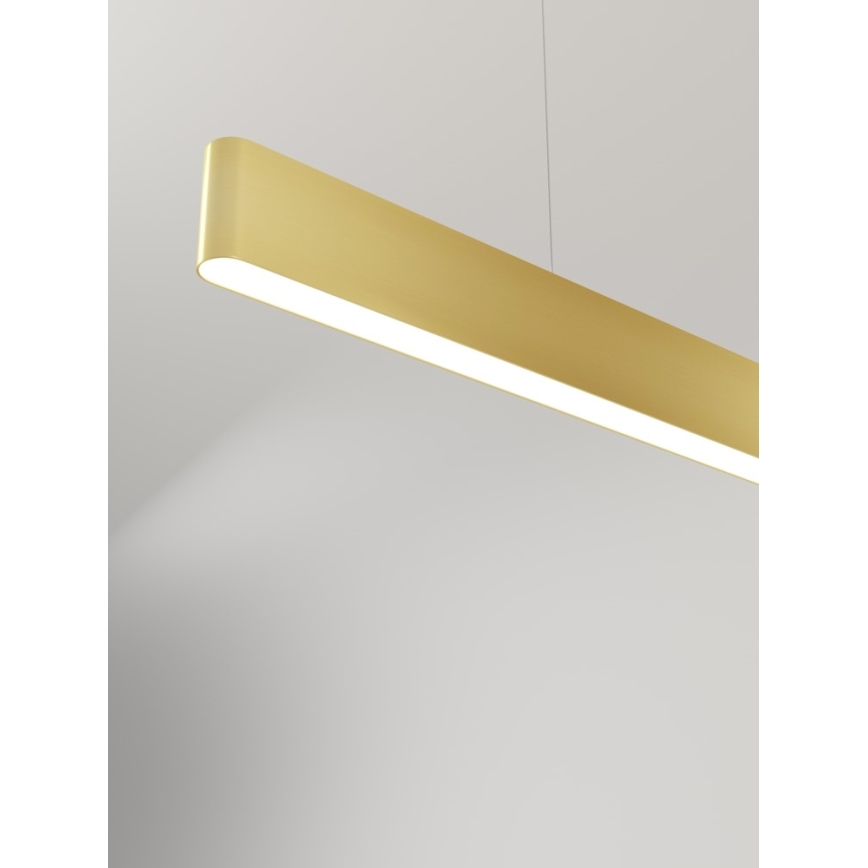 Immax NEO 07157-G120X - LED RGB+CCTW Димируем пендел MILANO LED/40W/230V Tuya златист