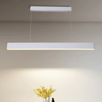 Immax NEO 07157-W120X - LED RGB+CCT Димируем пендел MILANO LED/40W/230V Tuya бял