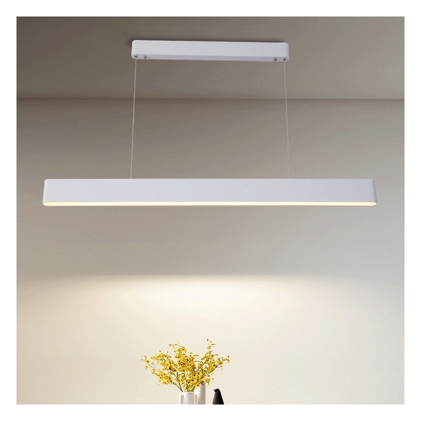 Immax NEO 07157-W120X - LED RGB+CCT Димируем пендел MILANO LED/40W/230V Tuya бял