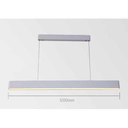 Immax NEO 07157-W120X - LED RGB+CCT Димируем пендел MILANO LED/40W/230V Tuya бял