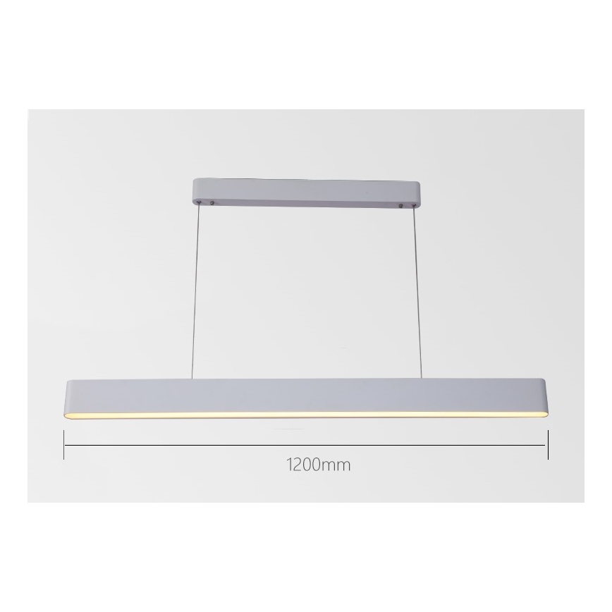 Immax NEO 07157-W120X - LED RGB+CCT Димируем пендел MILANO LED/40W/230V Tuya бял