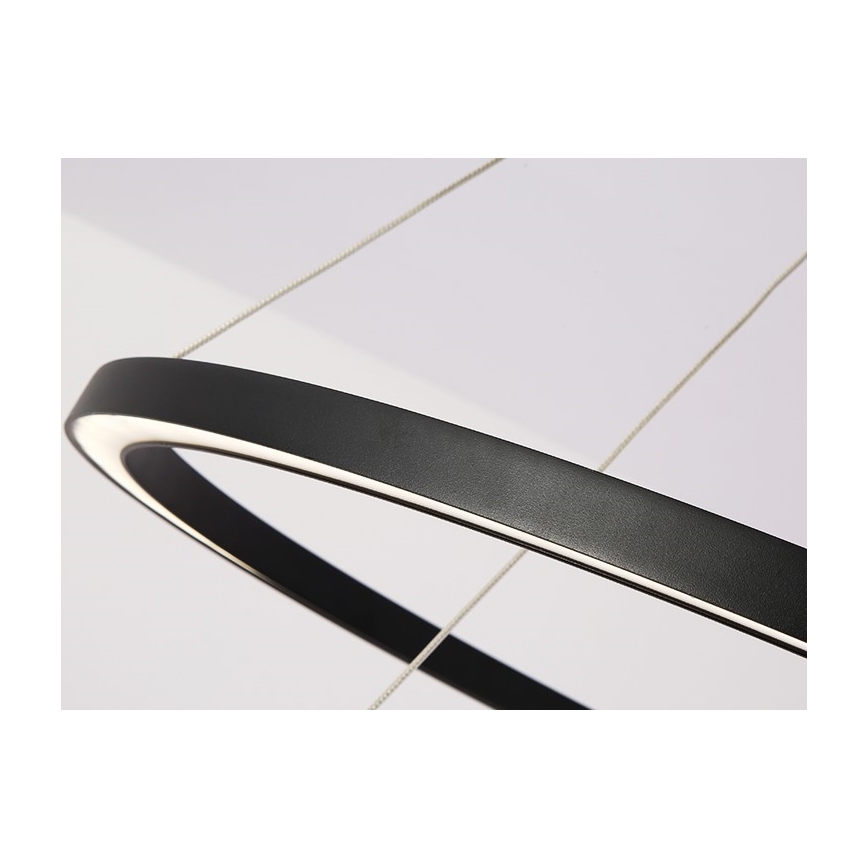 Immax NEO 07158-B80-60 - LED Димируем пендел FINO LED/93W/230V Tuya черен + дистанционно