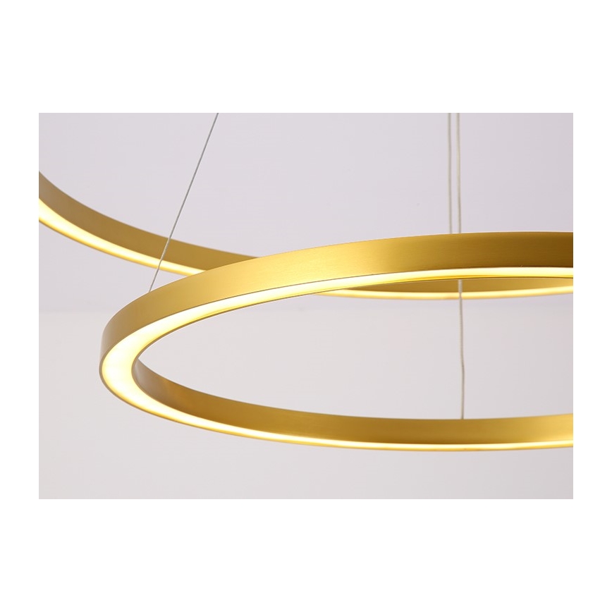 Immax NEO 07159-G80-60 - LED Димируем пендел FINO LED/93W/230V Tuya златист + дистанционно