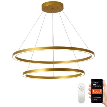 Immax NEO 07159-G80-60 - LED Димируем пендел FINO LED/93W/230V Tuya златист + дистанционно