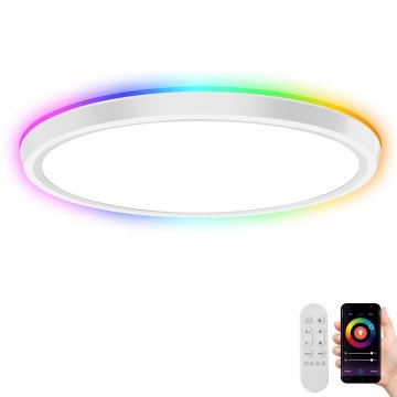 Immax NEO 07164-40 - LED RGB+CCT регулируемо таванно осветително тяло NEO LITE TUDO LED/50W/230V Wi-Fi Tuya + дистанционно управление