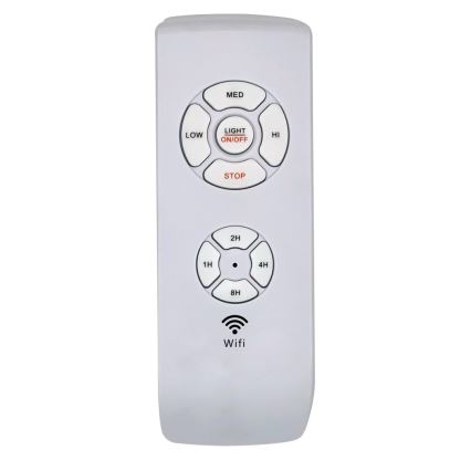 Immax NEO 07165-S - LED Вентилатор за таван ELEGANTE LED/18W/230V дъб Wi-Fi Tuya + дистанционно управление