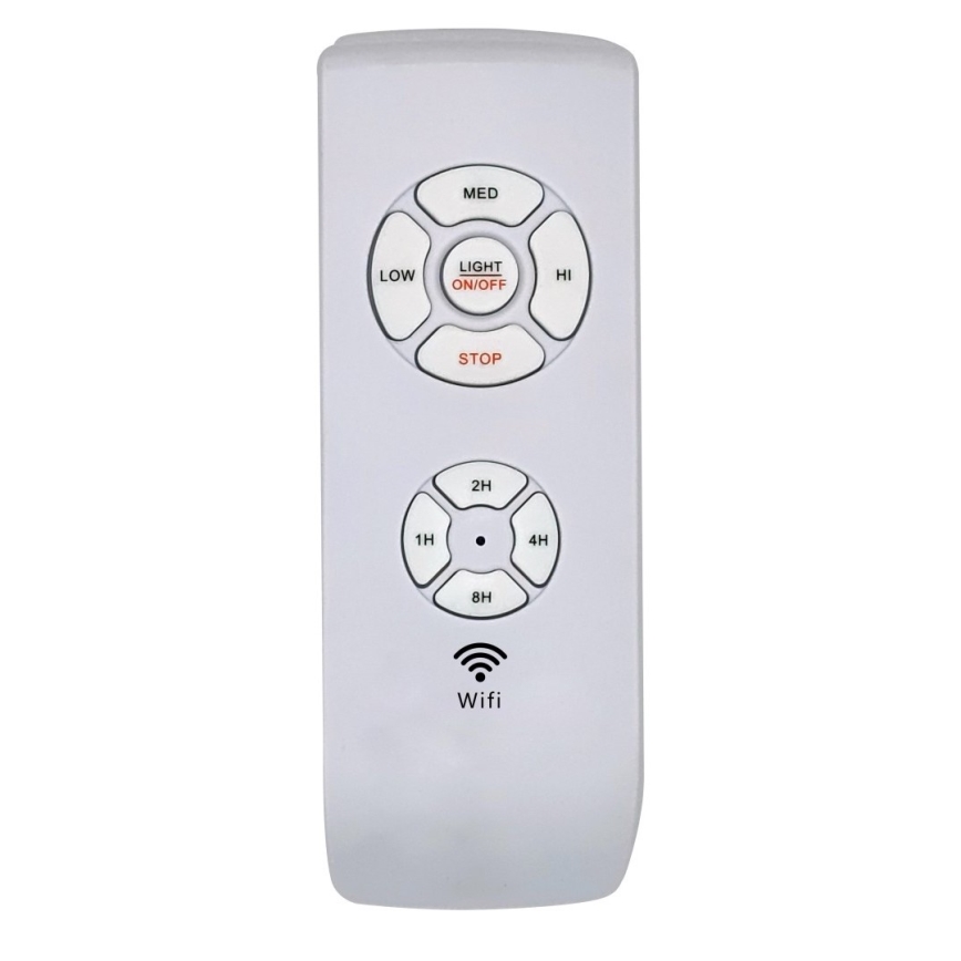 Immax NEO 07165-S - LED Вентилатор за таван ELEGANTE LED/18W/230V дъб Wi-Fi Tuya + дистанционно управление
