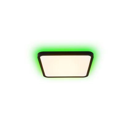 Immax NEO 07167-B40 - LED RGB+CCT регулируемо таванно осветително тяло NEO LITE TUDO LED/50W/230V Wi-Fi Tuya черно + дистанционно управление