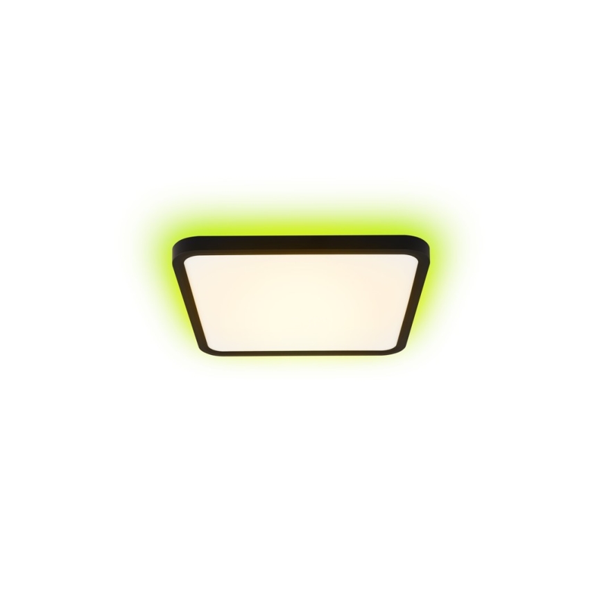 Immax NEO 07167-B40 - LED RGB+CCT Димируем плафон NEO LITE TUDO LED/50W/230V Wi-Fi Tuya черен + дистанционно управление
