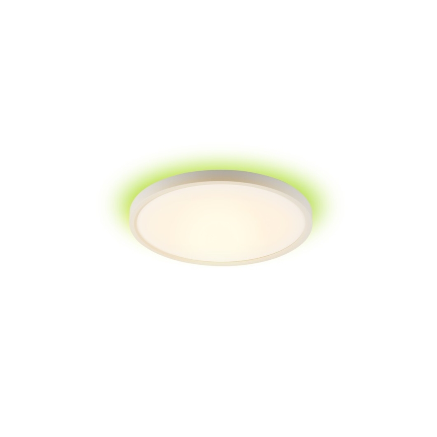 Immax NEO 07169-W60 - LED RGB+CCT Димируем плафон NEO LITE TUDO 65W/230V 2700-6500K Wi-Fi Tuya + дистанционно управление бял