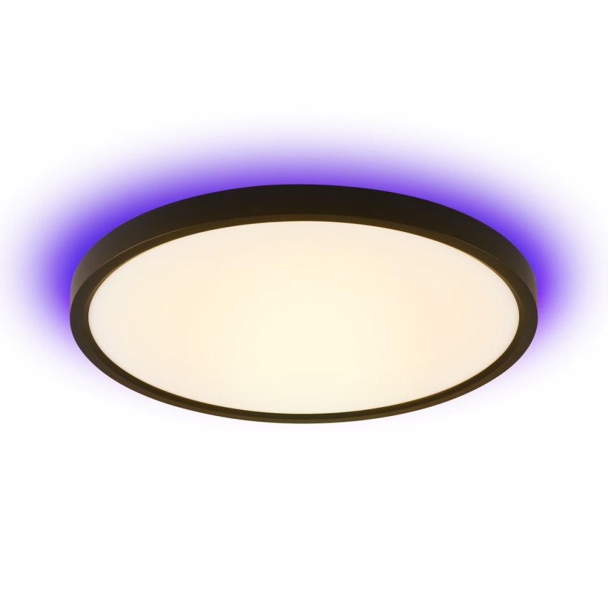 Immax NEO 07170-B60 - LED RGB+CCT Димируем плафон NEO LITE TUDO LED/65W/230V 2700-6500K Wi-Fi Tuya черен + дистанционно управление
