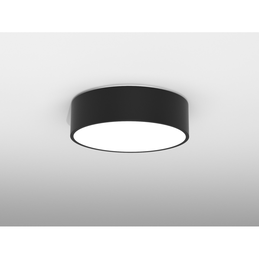 Immax NEO 07200L - LED Димируем плафон RONDATE LED/18W/230V 3000-6000K Ø 25 cm черен Tuya + дистанционно управление