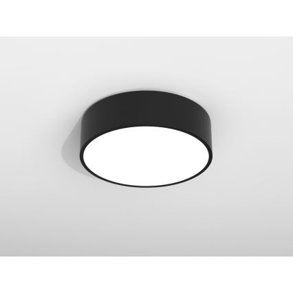 Immax NEO 07200L - LED Димируем плафон RONDATE LED/18W/230V 3000-6000K Ø 25 cm черен Tuya + дистанционно управление