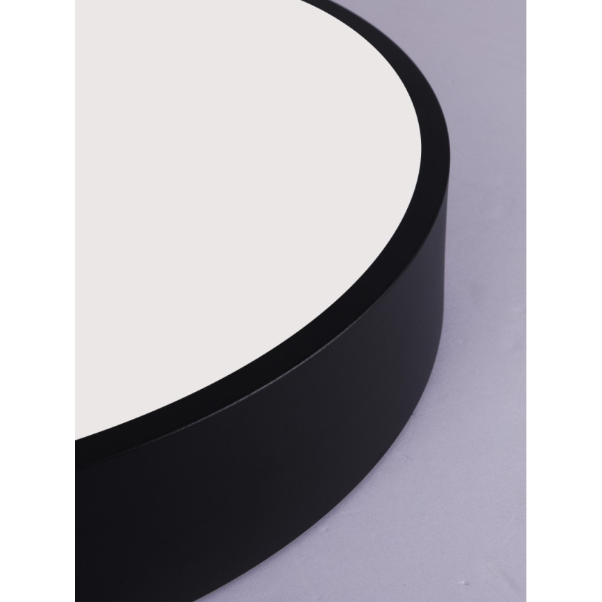 Immax NEO 07202L - LED Димируем плафон RONDATE LED/53W/230V черен Tuya + дистанционно управление