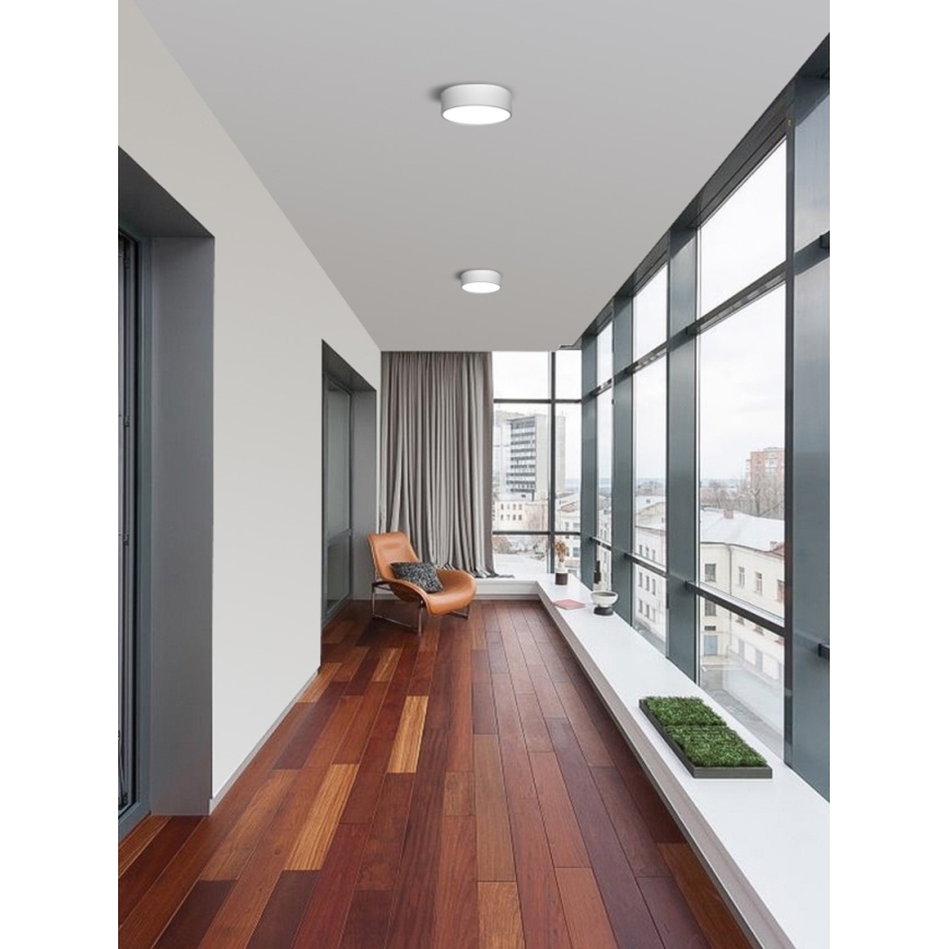 Immax NEO 07204L - LED Димируем плафон RONDATE LED/18W/230V 3000-6000K бял Tuya + дистанционно управление