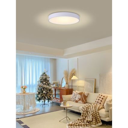 Immax NEO 07206L - LED Димируем плафон RONDATE LED/53W/230V бял Tuya + дистанционно управление