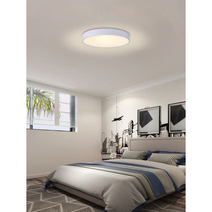 Immax NEO 07206L - LED Димируем плафон RONDATE LED/53W/230V бял Tuya + дистанционно управление