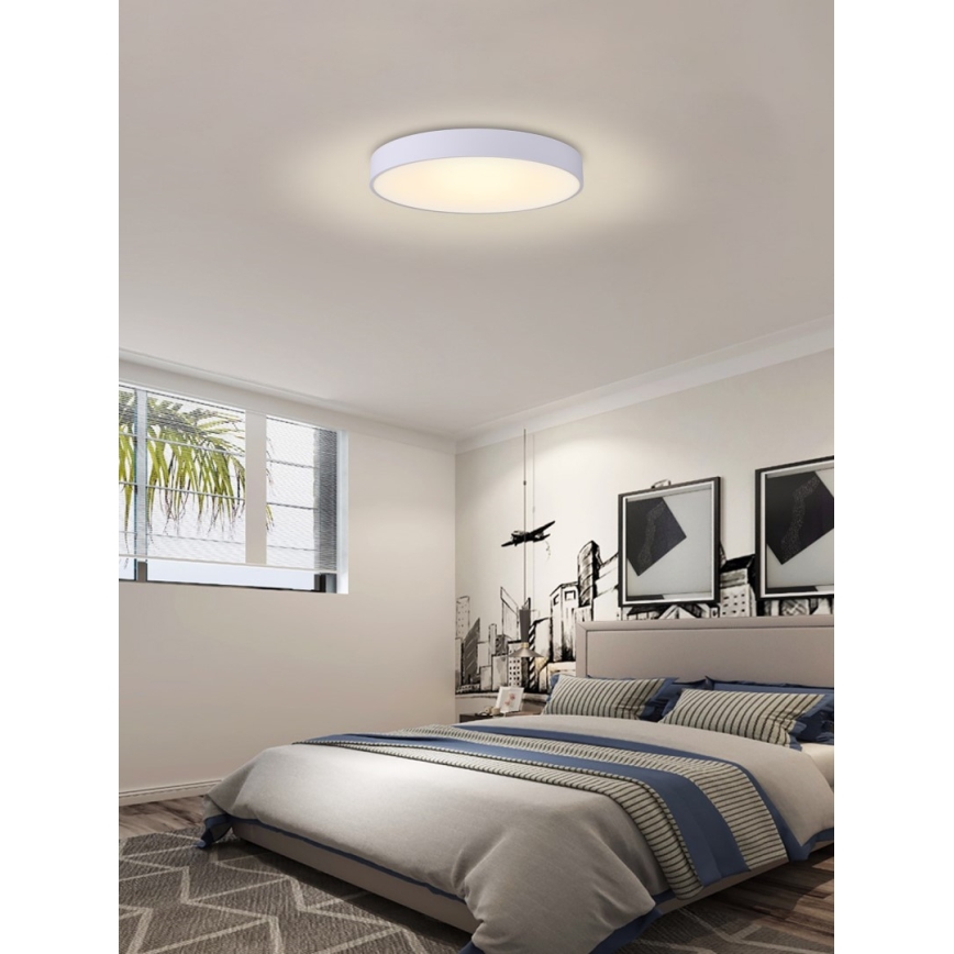 Immax NEO 07206L - LED Димируем плафон RONDATE LED/53W/230V бял Tuya + дистанционно управление