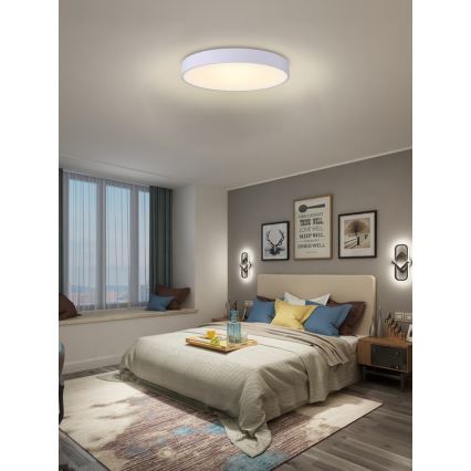 Immax NEO 07206L - LED Димируем плафон RONDATE LED/53W/230V бял Tuya + дистанционно управление