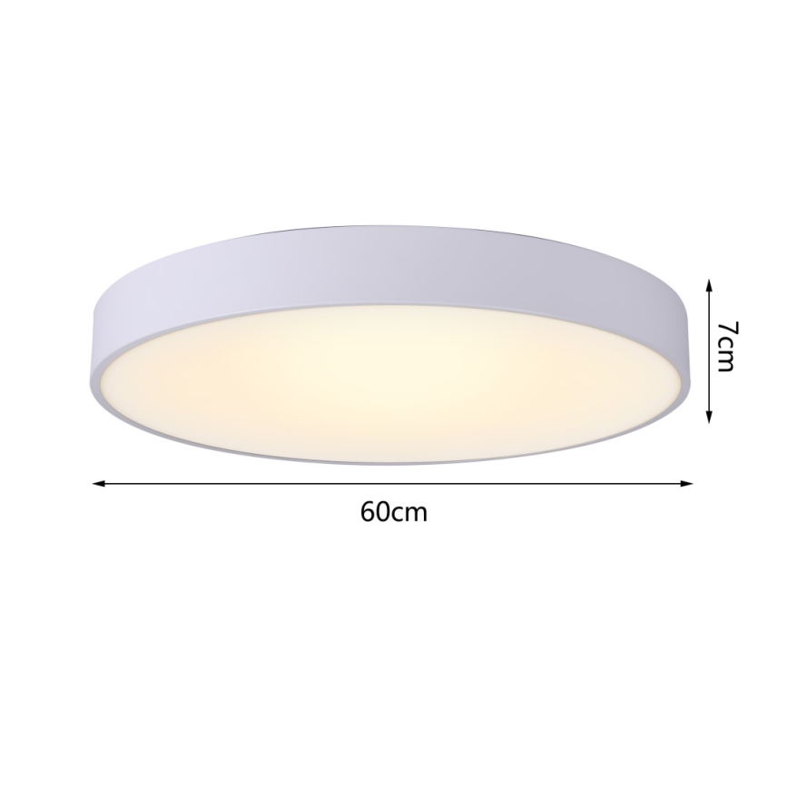 Immax NEO 07206L - LED Димируем плафон RONDATE LED/53W/230V бял Tuya + дистанционно управление