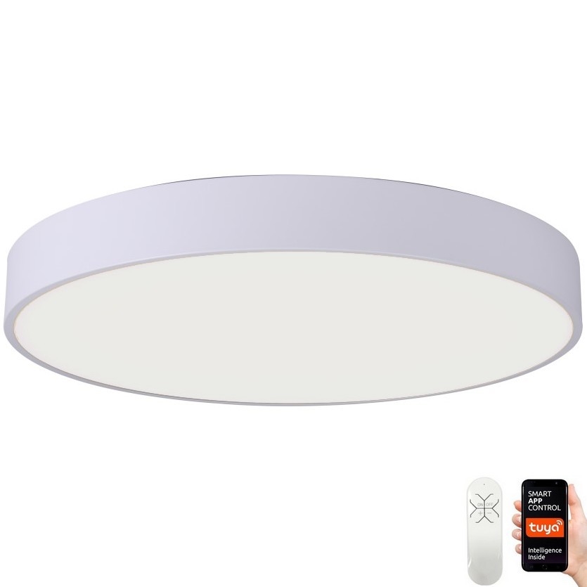 Immax NEO 07206L - LED Димируем плафон RONDATE LED/53W/230V бял Tuya + дистанционно управление